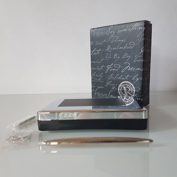 Silver Engravable Desk Organizer - Great gift! - Picture 16 of 16